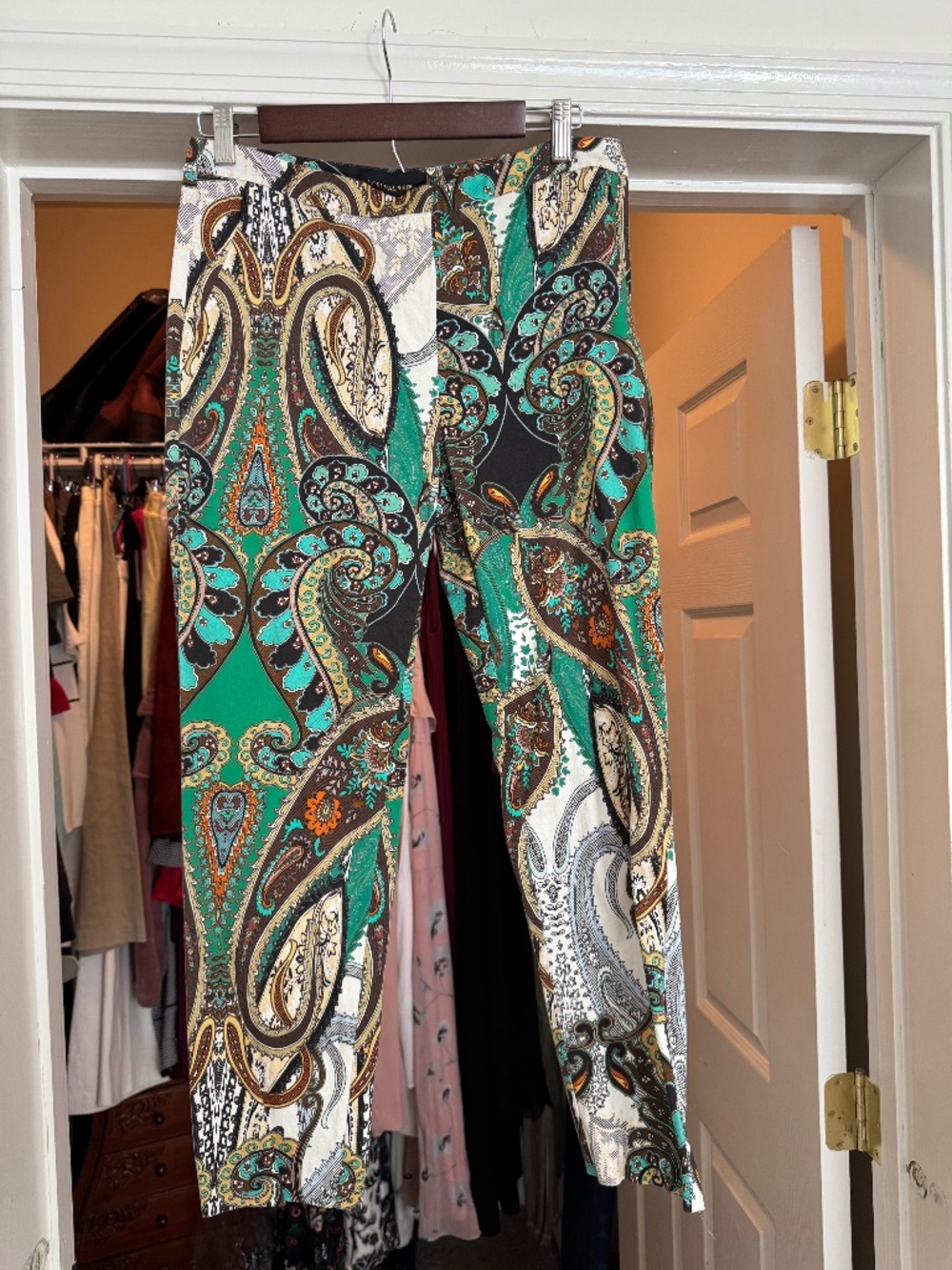 Kobi Halperin Multi Colored Capri Pants - new without tags - Sz 8